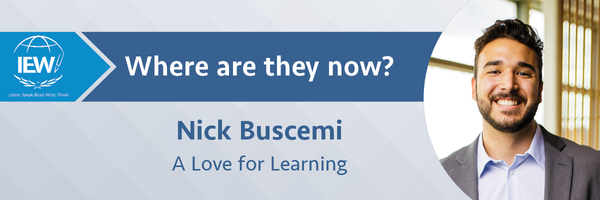 Where are they now Nick Buscemi A Love for Learning